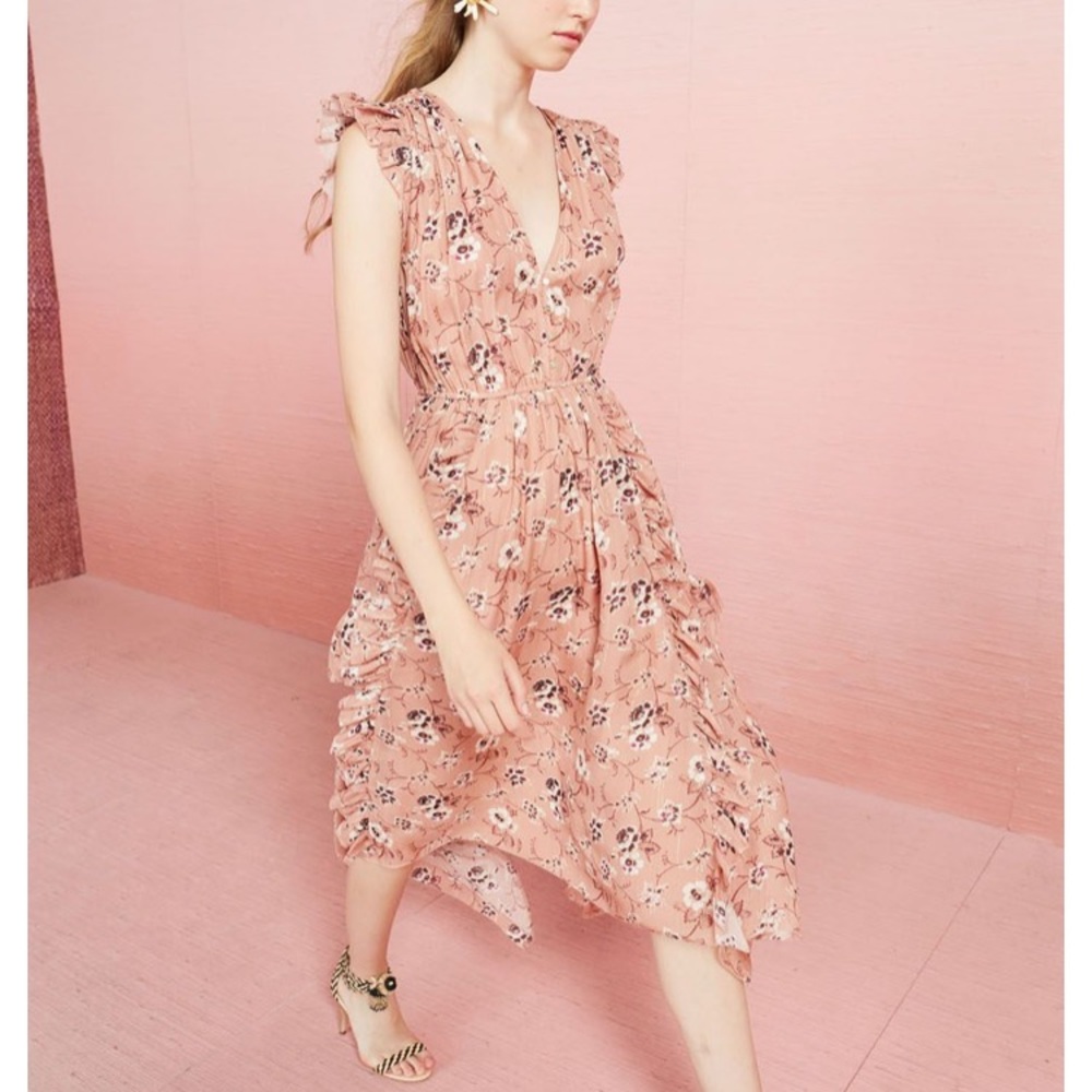 Ulla Johnson Ciel dress in Cafe